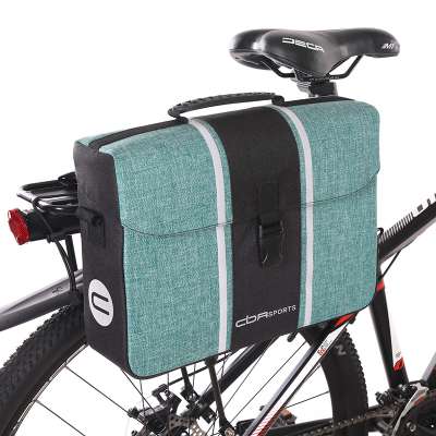 CBR-B010 Bicycle Waterproof rear shelf bag cycling travel bag riding canvas tool MTB Bike e bike motorbike Pannier Bag