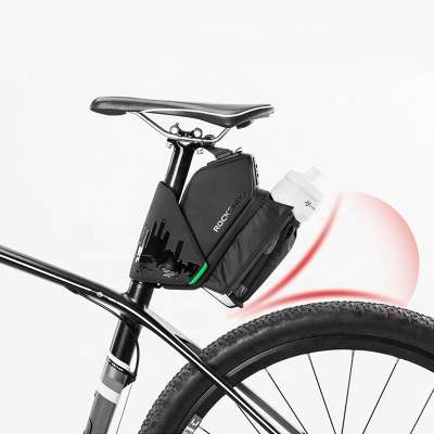 CBR ODM C26 Waterproof MTB Bike Rear Seat Tail Accessories Cycling Bicycle Saddle Bag With Water Bottle Pocket