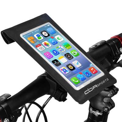 CBR ODM AS-009 IPX8 Waterproof 6.0 Mobile Phone Case Universal Bicycle Support Mount Rotating Bike Holder Bag