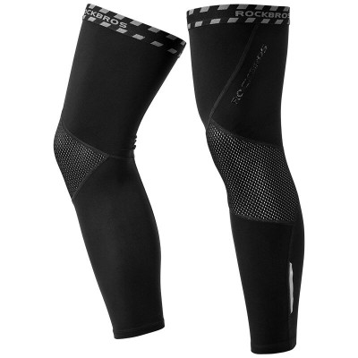 OEM LKPJ003 Winter Fleece Anti-Slip Extended Leg Knee Sleeve Warmer Running Fishing Cycling Outdoor Sport Safety Leg Wear Cover