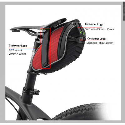 Wholesale CBR Rainproof 3D Shell Mountain Road Bike Travel Quakeproof Durable Bicycle Cycle Cycling Seat Saddle Bag Accessories