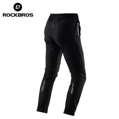 Spring Autumn Windproof Sports Pants Bicycle Breathable Quick Dry Trousers Reflective Riding Cycling skin Tights