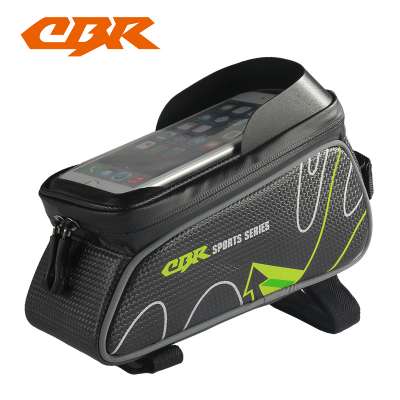 CBR 4.8 inch Bike Bag Cycling Frame Bags Phone Mount Holder Cellphone Top Tube Handlebar Bag