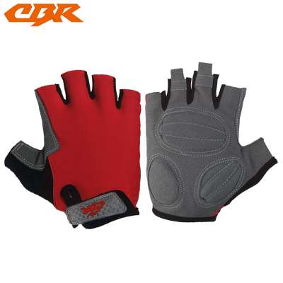 CBR Shock-absorbing Foam Pad Breathable Half Finger Bicycle Riding Gloves Bike Gloves