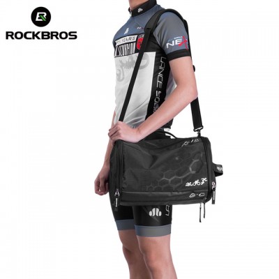 ROCKBROS Sport With Waterproof Cover Sport Bag Stravel Multifunction Triathlon Gym Bag