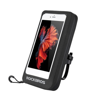 ODM AS-044 Adjustable 600D+TPU Waterproof Mobile Cell Phone Bike Bicycle Motorcycle Universal Cradle Pouch Case Bag Wallet