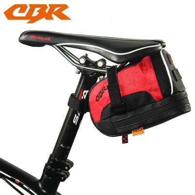 CBR china manufacturer 2018 durable saddle bag tail bag bicycle rear bag