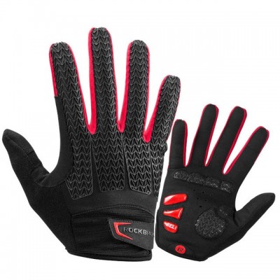 CBR ODM S169-1 Thumbs Terry Cloth Fleece Thermal Warm Phone Touch Screen Cycling Racing Gel MTB Bike Windproof Bicycle Gloves