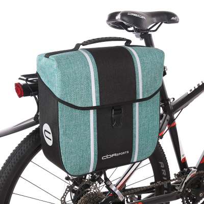 New product CBR-B011 Waterproof rear shelf bag cycling travel bag riding canvas MTB Bike e bike motorbike Pannier Bag